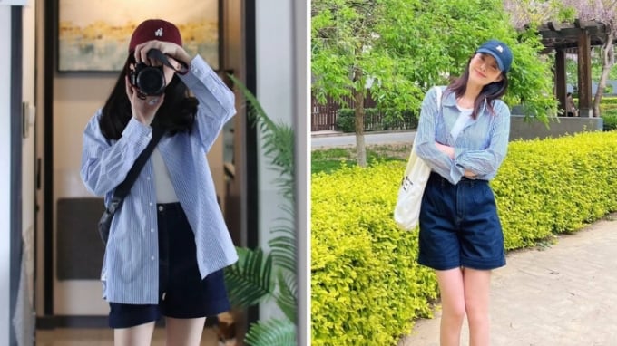 Xanh nhạt – gam màu tinh giản giúp outfit công sở mùa hè trông nhẹ nhàng mà vẫn sang