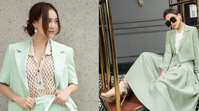 Xanh bạc hà: gam màu “giải nhiệt” phong cách được yêu thích nhất mùa hè