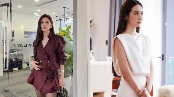 Hai nữ diễn viên VTV gây chú ý với phong cách công sở sang trọng, thanh lịch trên màn ảnh