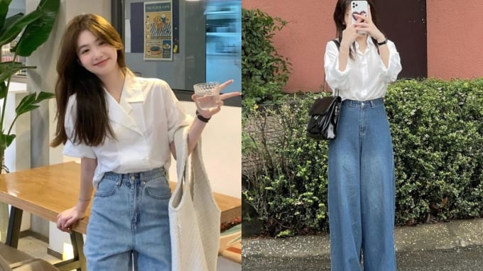 Quần jeans ống suông rộng – món đồ đơn giản nhưng luôn dẫn đầu xu hướng thời trang mùa hè