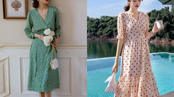 Váy chấm bi không hề lỗi mốt: 3 bí quyết diện đẹp, thanh lịch và thời thượng