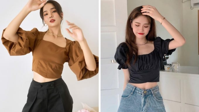 Áo tay bồng trở lại mạnh mẽ, chinh phục từ công sở đến phong cách dạo phố
