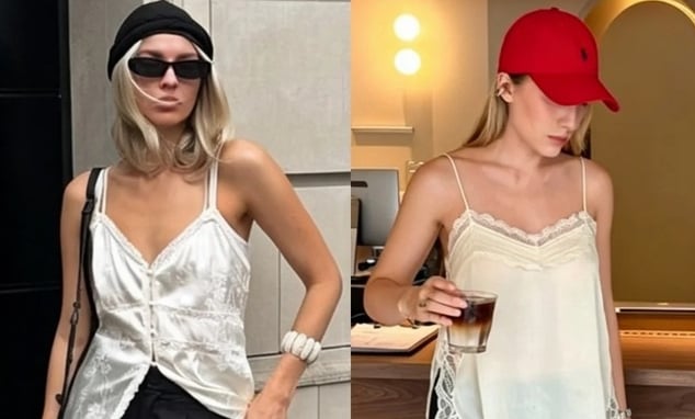 Áo ren và quần ống rộng: Công thức mặc đẹp đang được các tín đồ thời trang yêu thích mùa hè