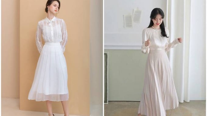 Váy trắng mùa hè – lựa chọn giúp phụ nữ ngoài 40 tuổi ghi điểm với vẻ ngoài thanh lịch và trẻ trung