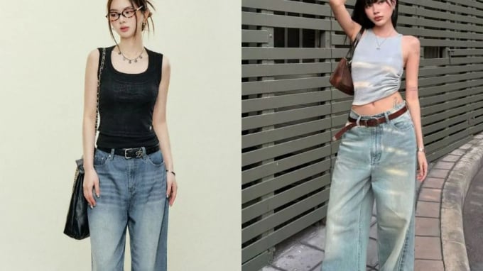 Áo ba lỗ, áo thun và quần ống rộng: Công thức mặc đẹp mùa hè vừa mát mẻ vừa thanh lịch