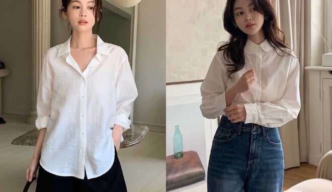 3 kiểu áo sơ mi vừa trẻ trung vừa thanh lịch, mặc đi làm hay dạo phố đều sang
