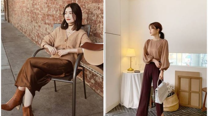 Quần ống suông màu nâu – Món đồ giúp phong cách thanh lịch và sang trọng mà không bao giờ lỗi mốt