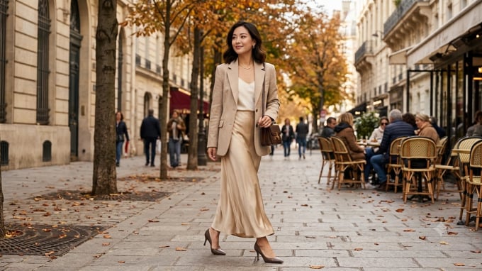 10 cách phối blazer mùa thu giúp phụ nữ mặc đẹp, thanh lịch và sang trọng hơn